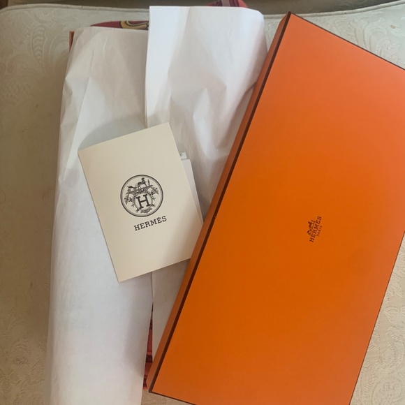 Hermes Grand Carrosse Pour Un Ambassadeur Cashmere Shawl - Picture 10 of 11